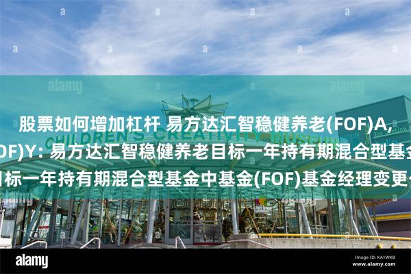 股票如何增加杠杆 易方达汇智稳健养老(FOF)A,易方达汇智稳健养老(FOF)Y: 易方达汇智稳健养老目标一年持有期混合型基金中基金(FOF)基金经理变更公告