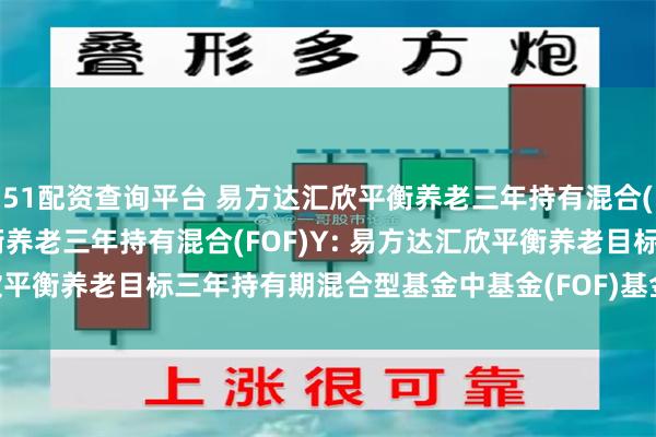 51配资查询平台 易方达汇欣平衡养老三年持有混合(FOF)A,易方达汇欣平衡养老三年持有混合(FOF)Y: 易方达汇欣平衡养老目标三年持有期混合型基金中基金(FOF)基金经理变更公告