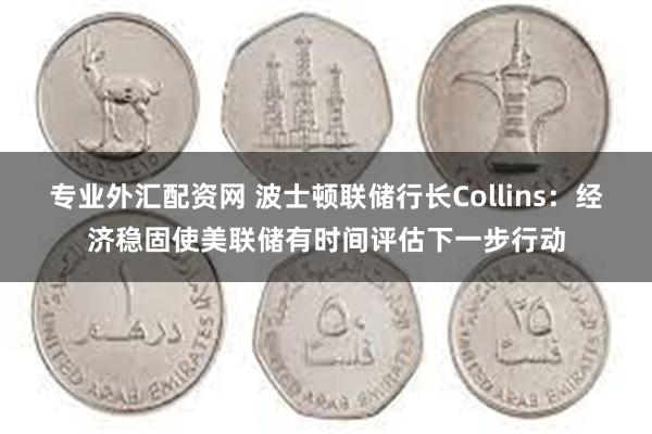 专业外汇配资网 波士顿联储行长Collins：经济稳固使美联储有时间评估下一步行动