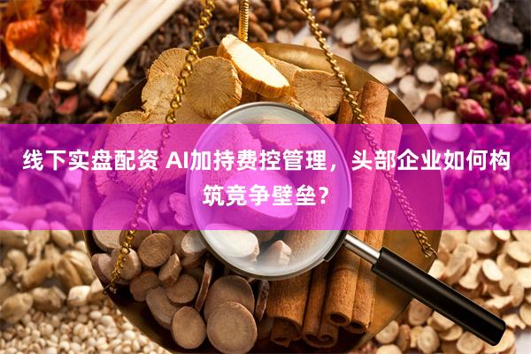 线下实盘配资 AI加持费控管理，头部企业如何构筑竞争壁垒？